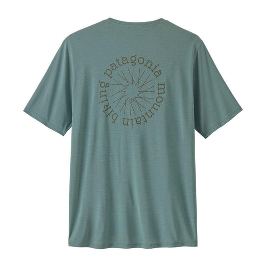 Capilene® Cool Daily Shirt - Spoke Stencil | Patagonia on sale