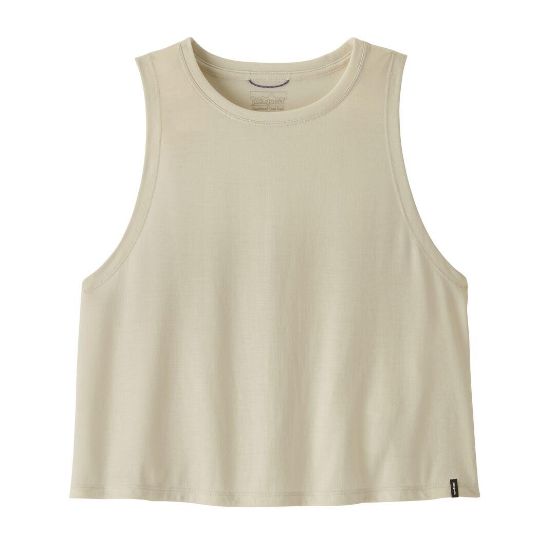 Capilene® Cool Trail Cropped Tank Top | Patagonia outlet