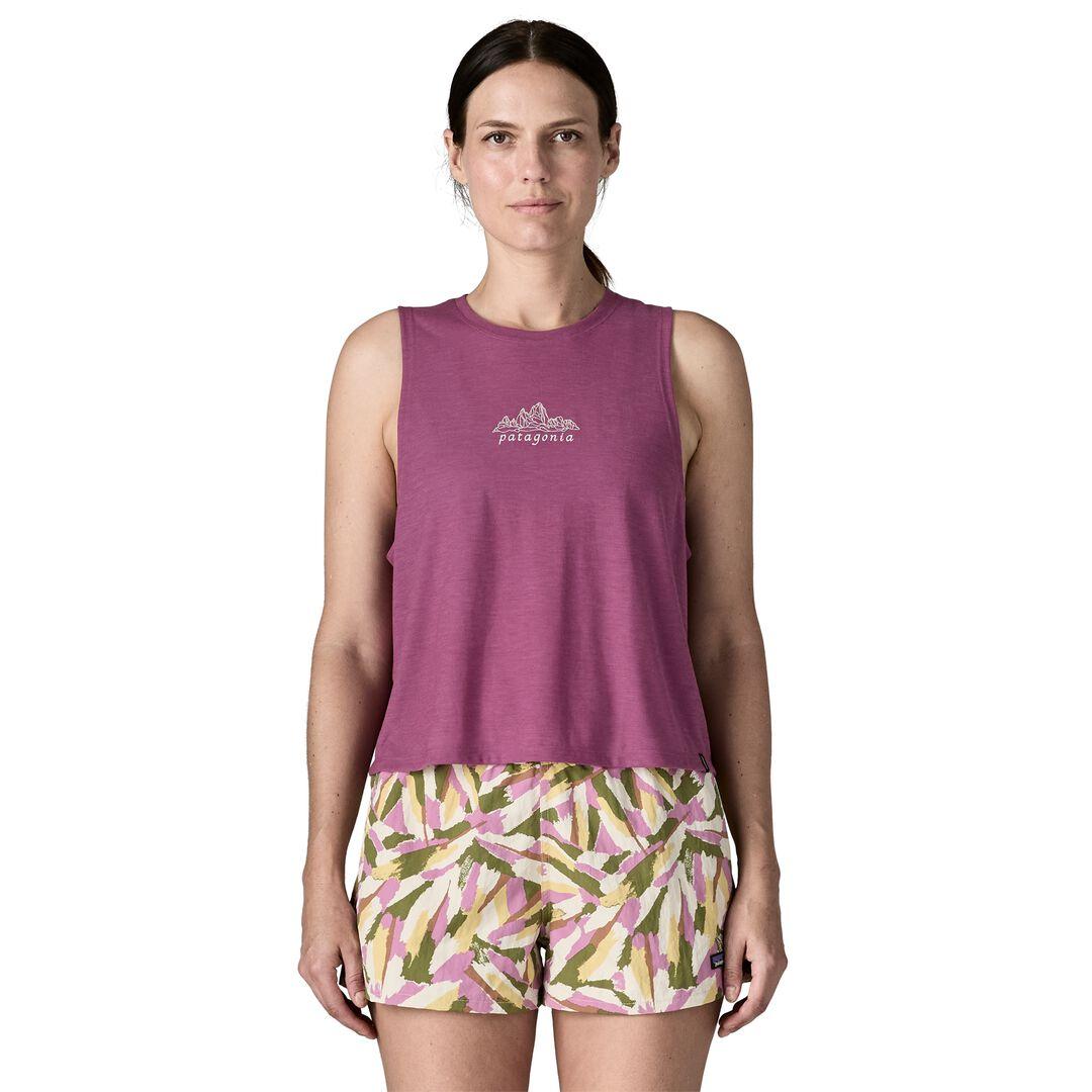 Capilene® Cool Trail Cropped Tank Top | Patagonia outlet